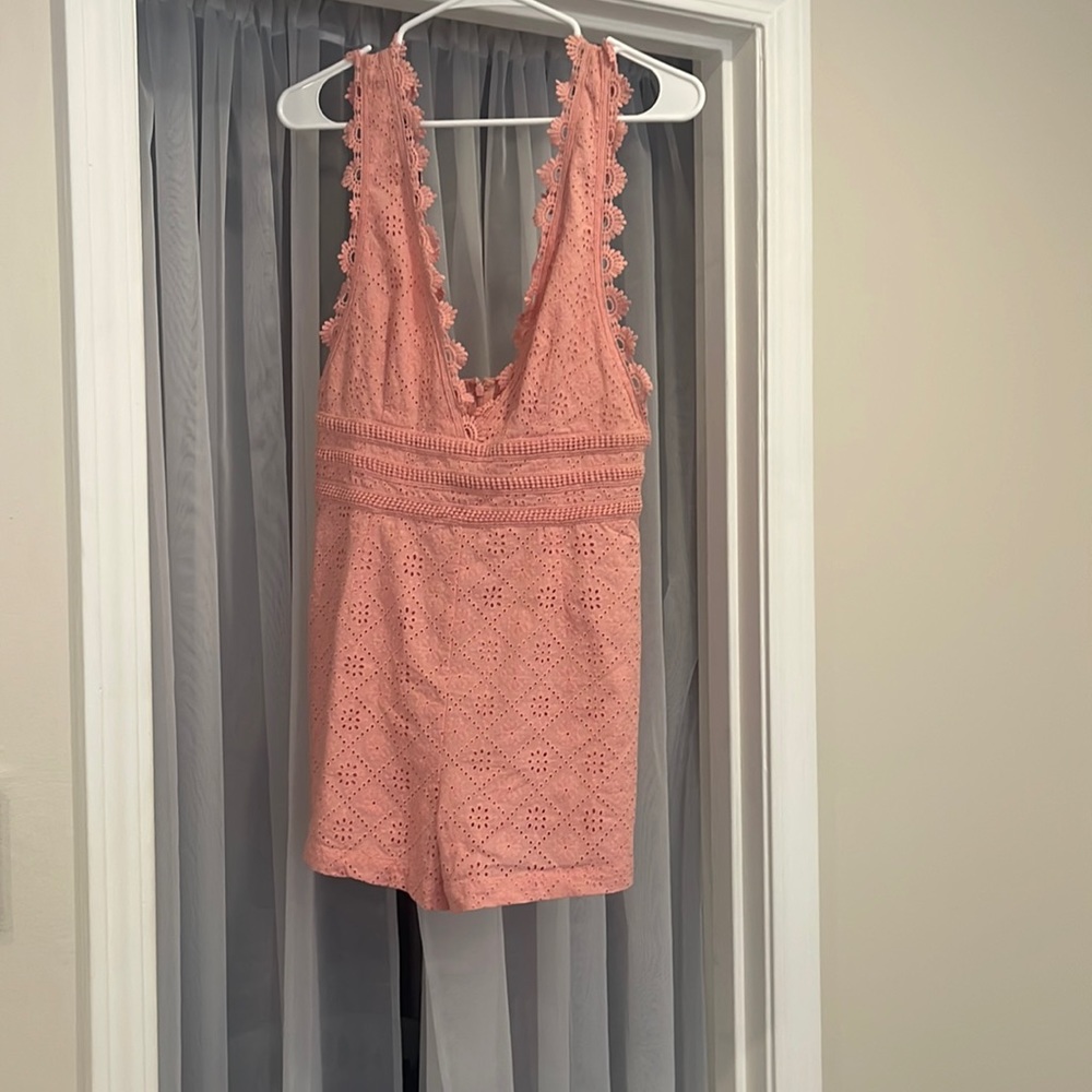 Light pink forever 21 romper